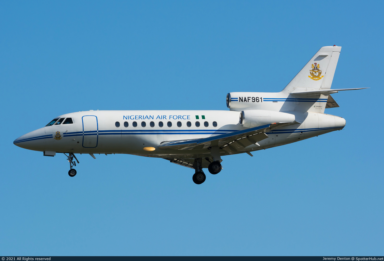 Photo of NAF961 - Dassault Falcon 900 operated by Nigerian Air Force
