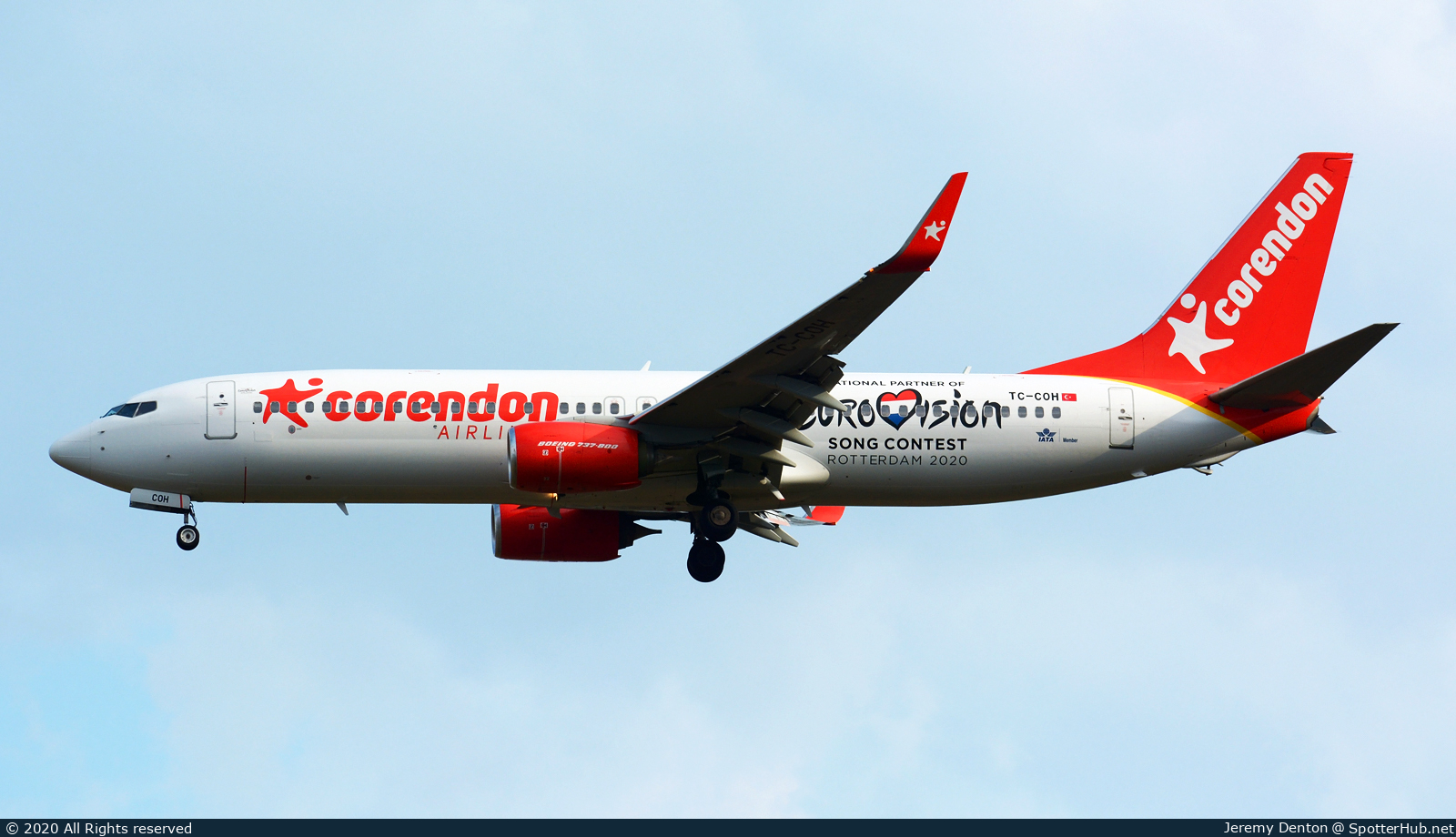 Photo of TC-COH - Boeing 737-8EH operated by Corendon Airlines
