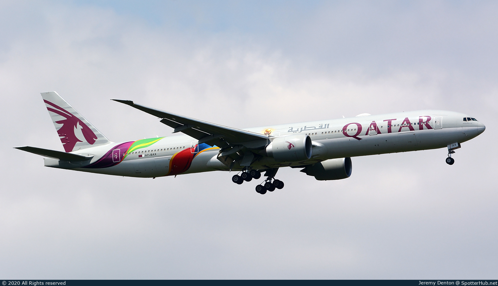 Photo of A7-BAX - Boeing 777-3DZ(ER) operated by Qatar Airways