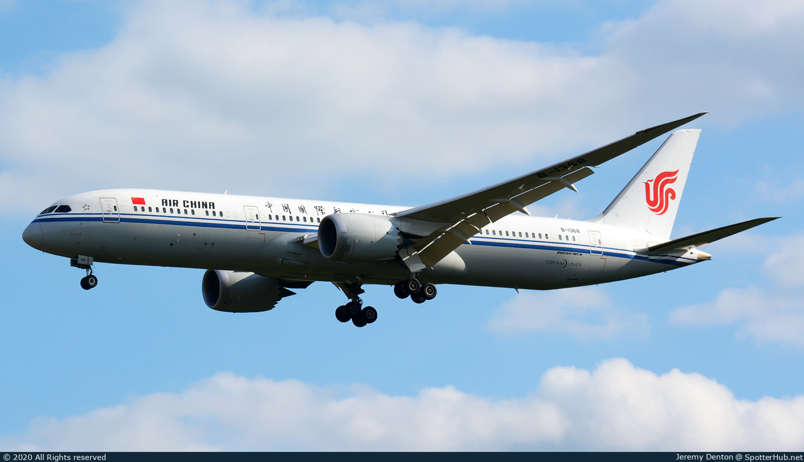 Photo of B-1368 - Boeing 787-9 Dreamliner operated by Air China