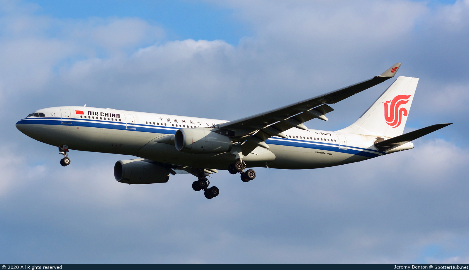 Photo of B-6080 - Airbus A330-243 operated by Air China