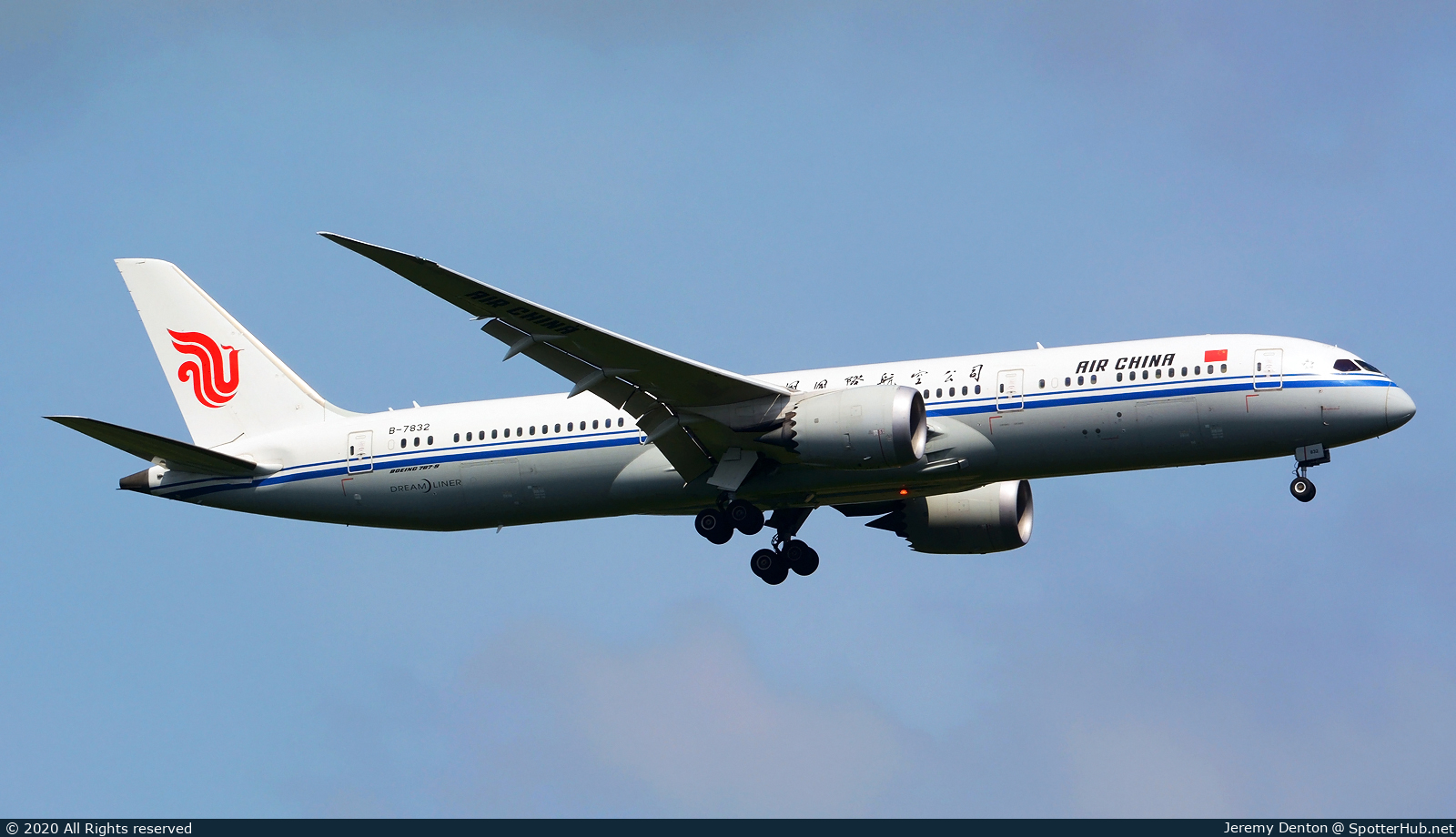 Photo of B-7832 - Boeing 787-9 Dreamliner operated by Air China