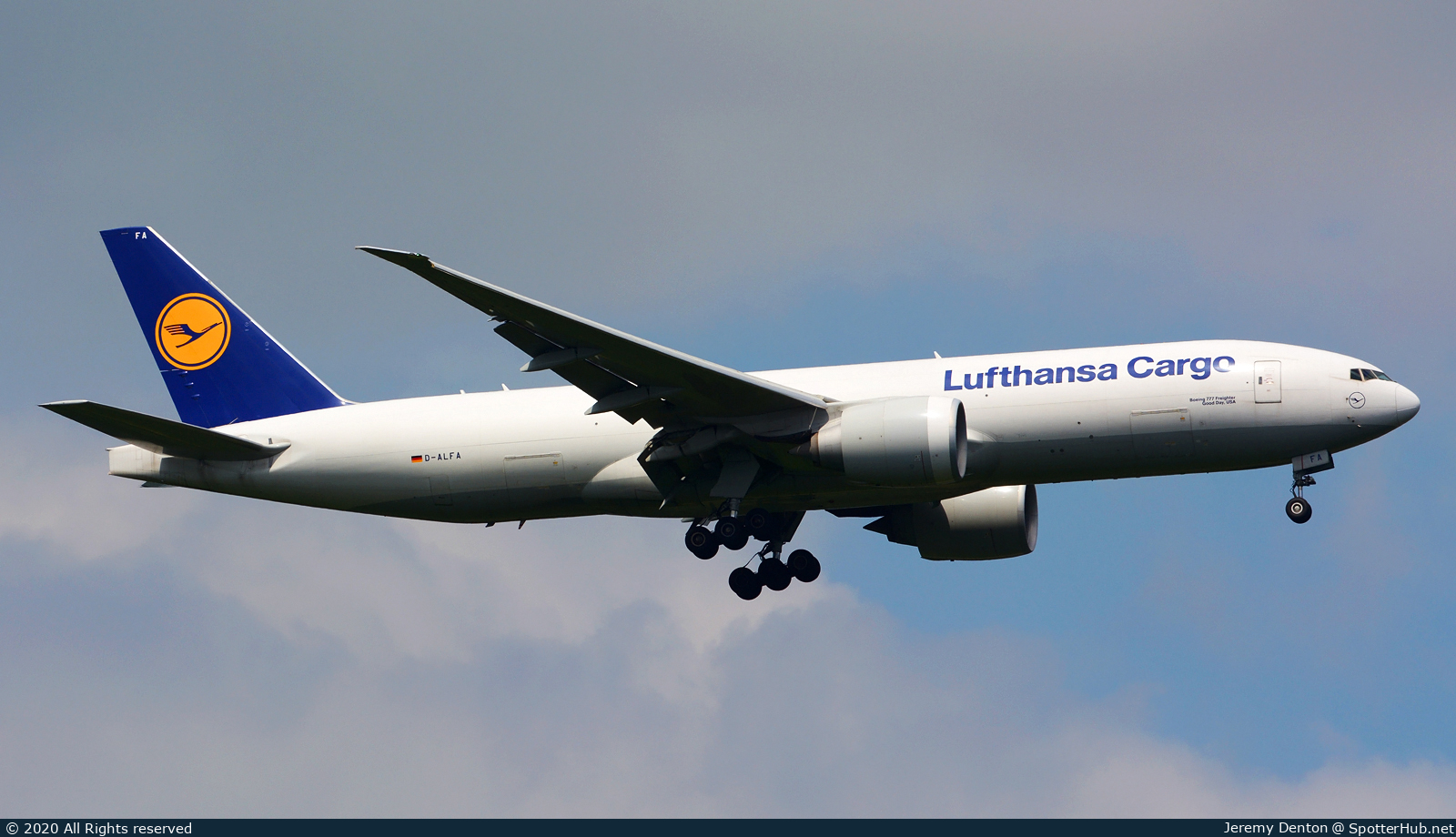 Photo of D-ALFA - Boeing 777-FBT operated by Lufthansa Cargo