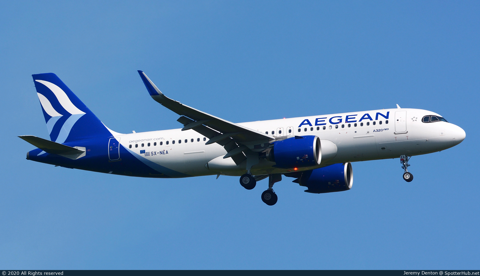 Photo of SX-NEA - Airbus A320-271N operated by Aegean Airlines