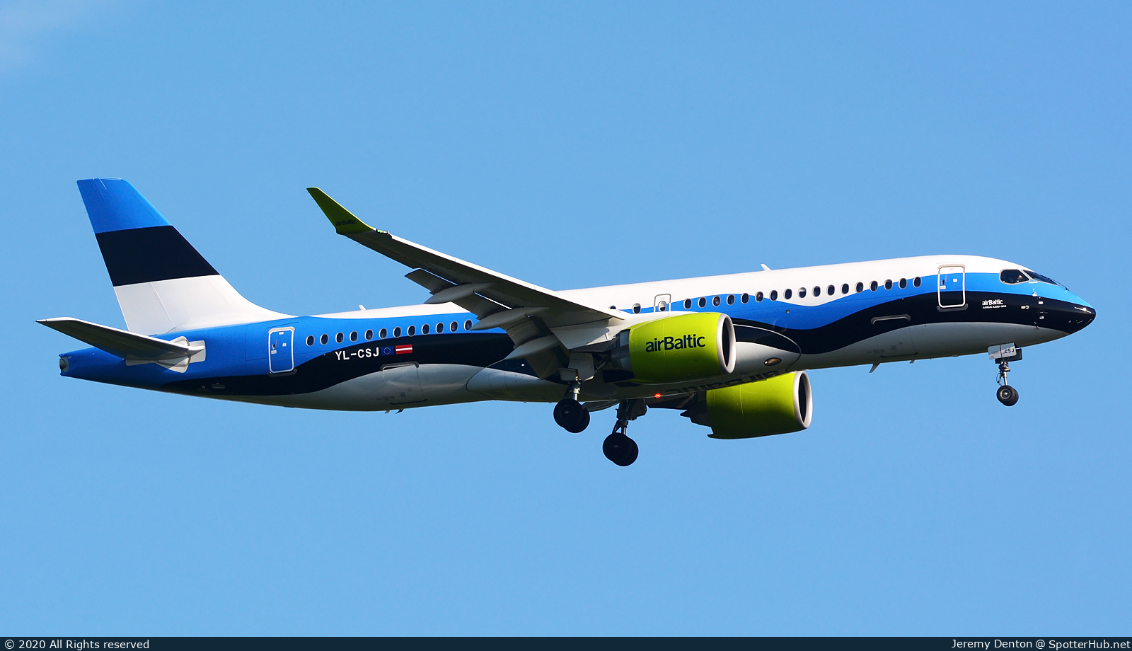 Photo of YL-CSJ - Airbus A220-300 operated by airBaltic