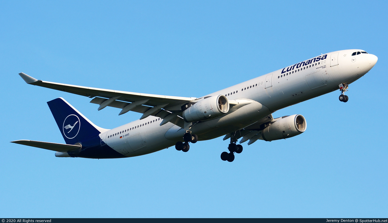 Photo of D-AIKD - Airbus A330-343 operated by Lufthansa