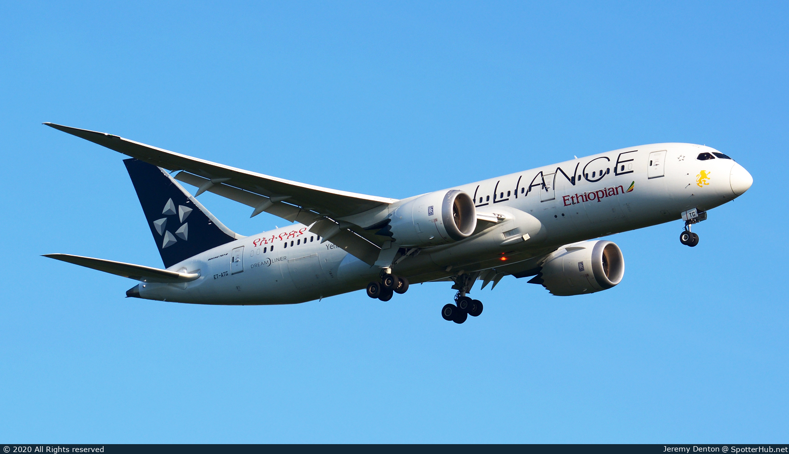 Photo of ET-ATG - Boeing 787-8 Dreamliner operated by Ethiopian Airlines