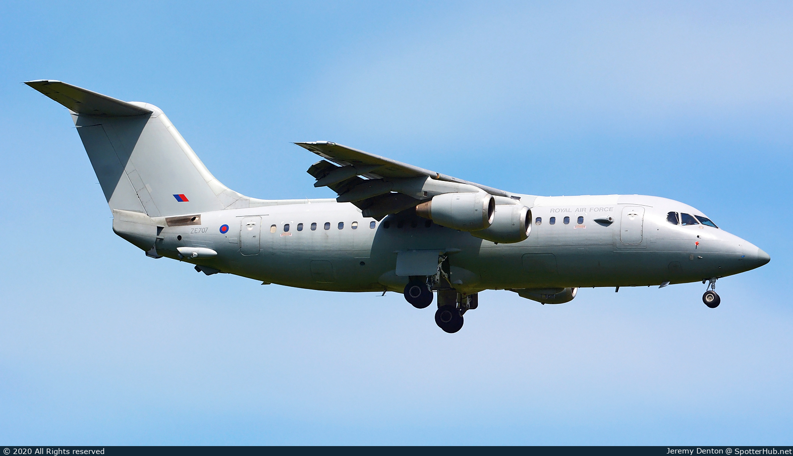 Photo of ZE707 - British Aerospace 146 C.3 operated by Royal Air Force