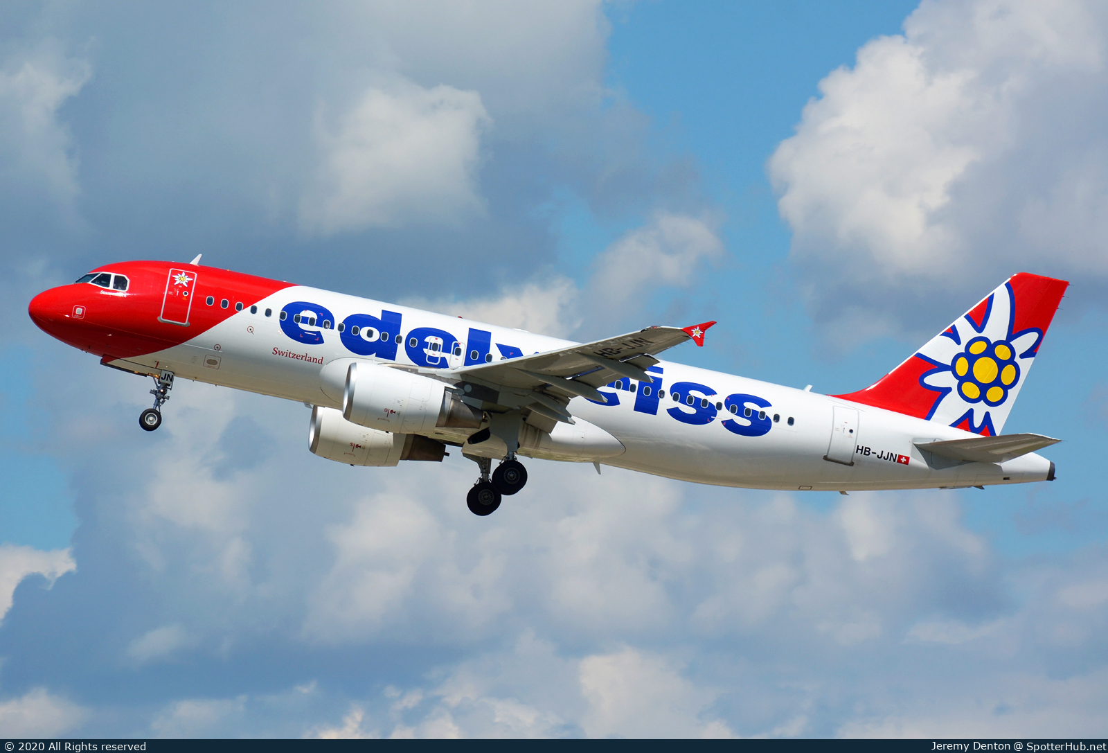 Photo of HB-JJN - Airbus A320-214 operated by Edelweiss Air
