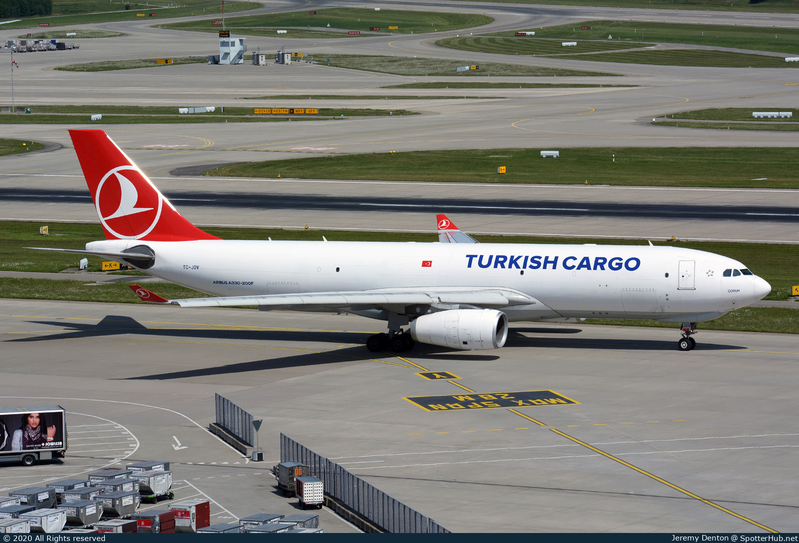 Photo of TC-JOV - Airbus A330-243F operated by Turkish Airlines Cargo