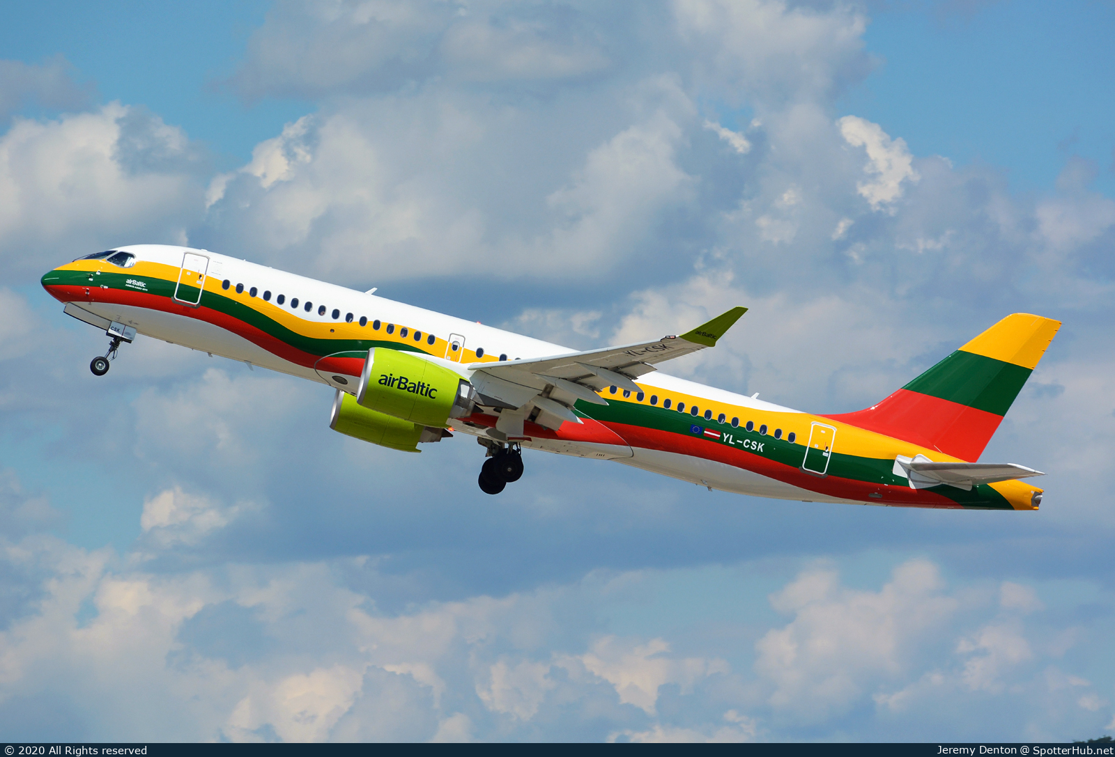 Photo of YL-CSK - Airbus A220-300 operated by airBaltic
