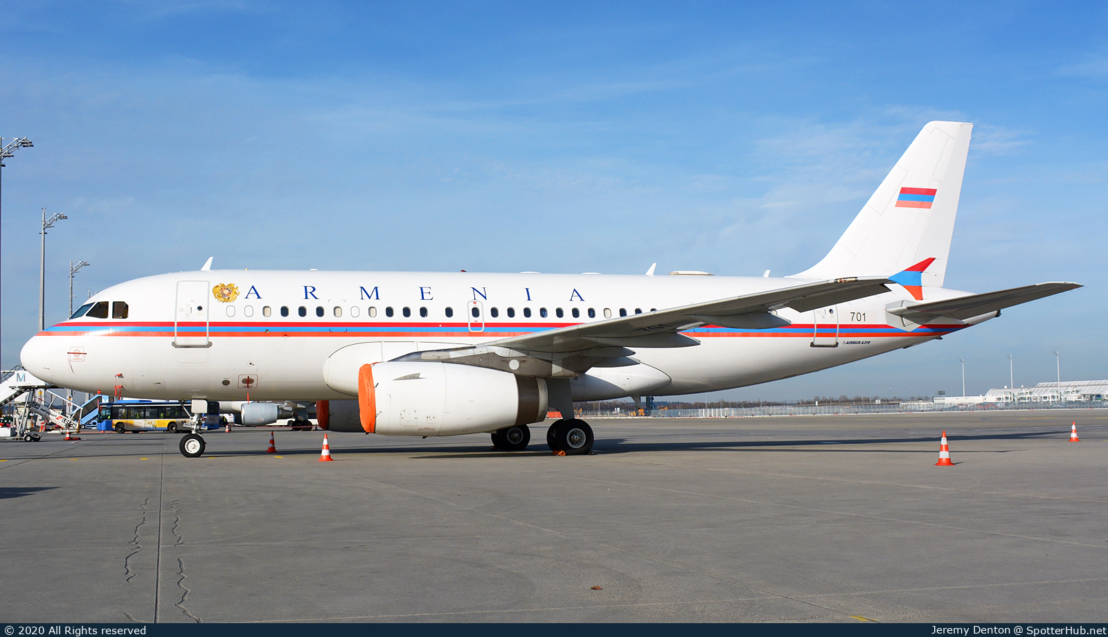Photo of 701 - Airbus A319-132(CJ) operated by Government of Armenia