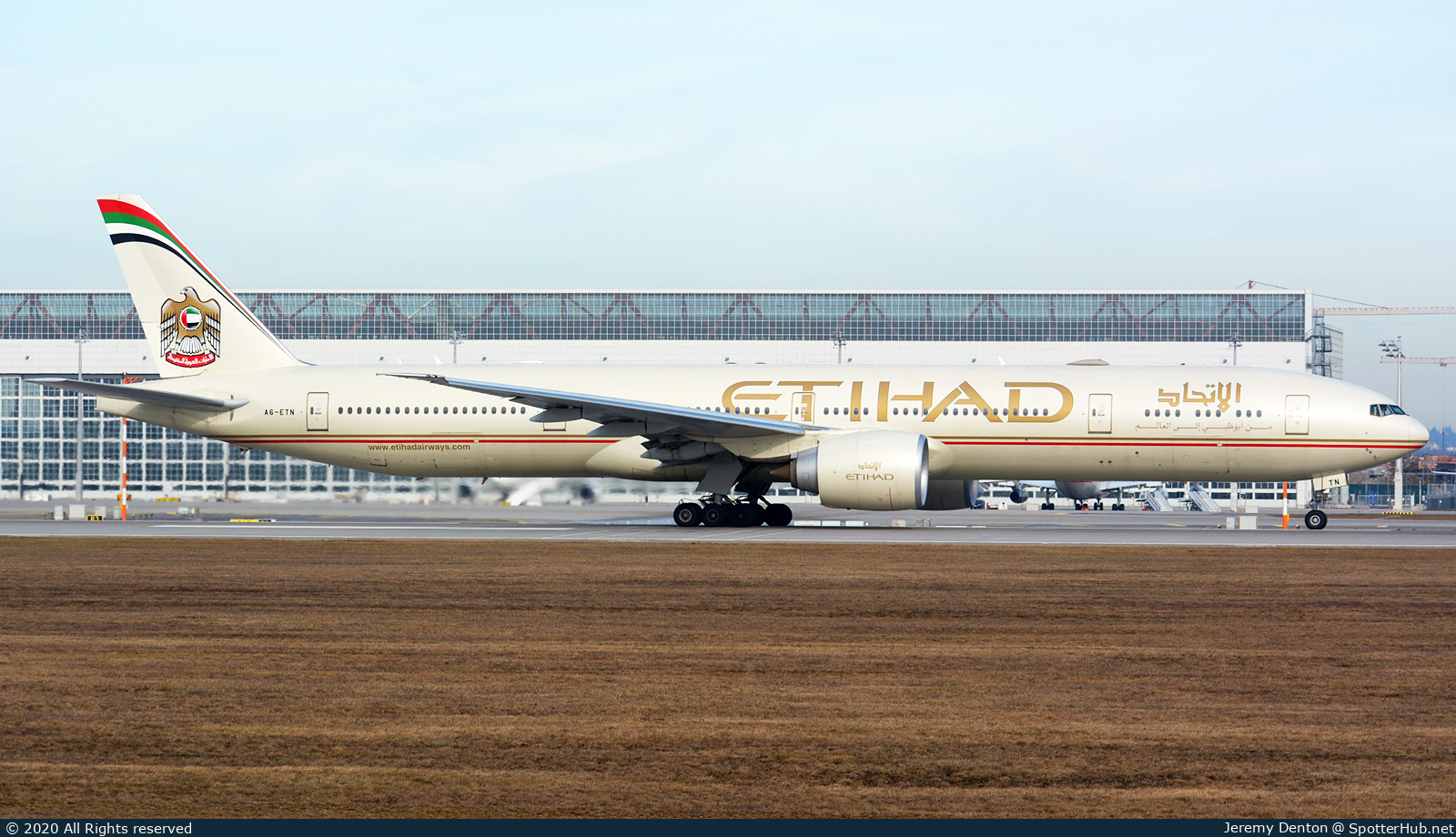 Photo of A6-ETN - Boeing 777-3FX(ER) operated by Etihad Airways