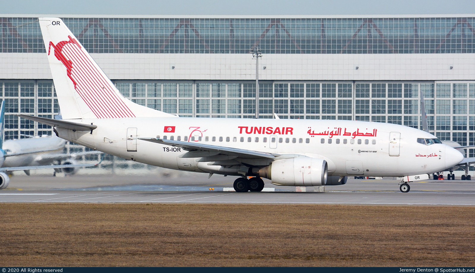 Photo of TS-IOR - Boeing 737-6H3 operated by Tunisair