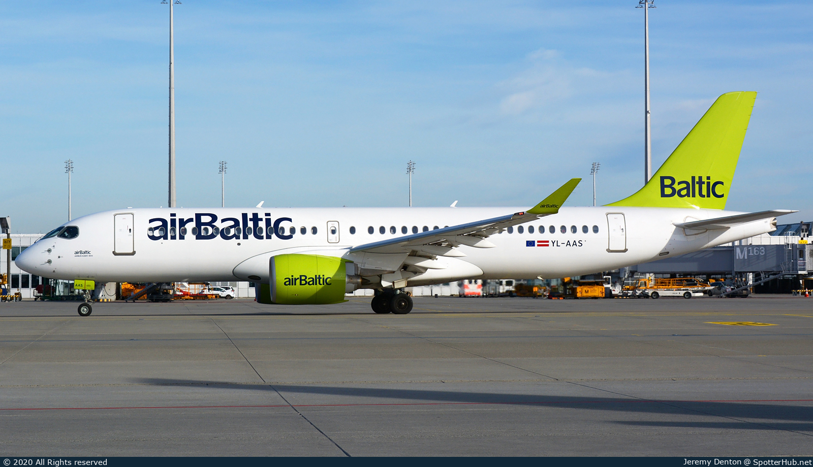 Photo of YL-AAS - Airbus A220-300 operated by airBaltic