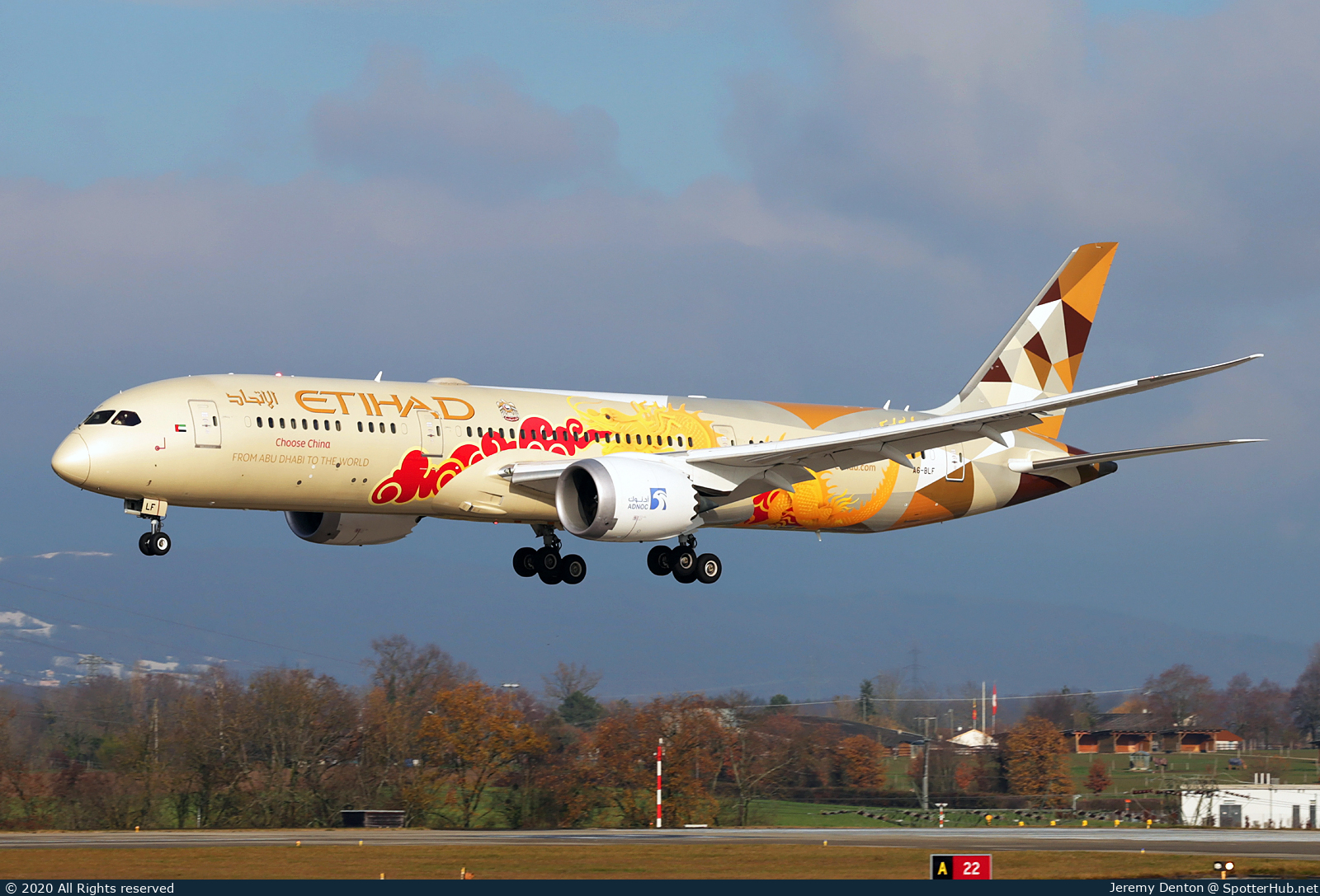 Photo of A6-BLF - Boeing 787-9 Dreamliner operated by Etihad Airways