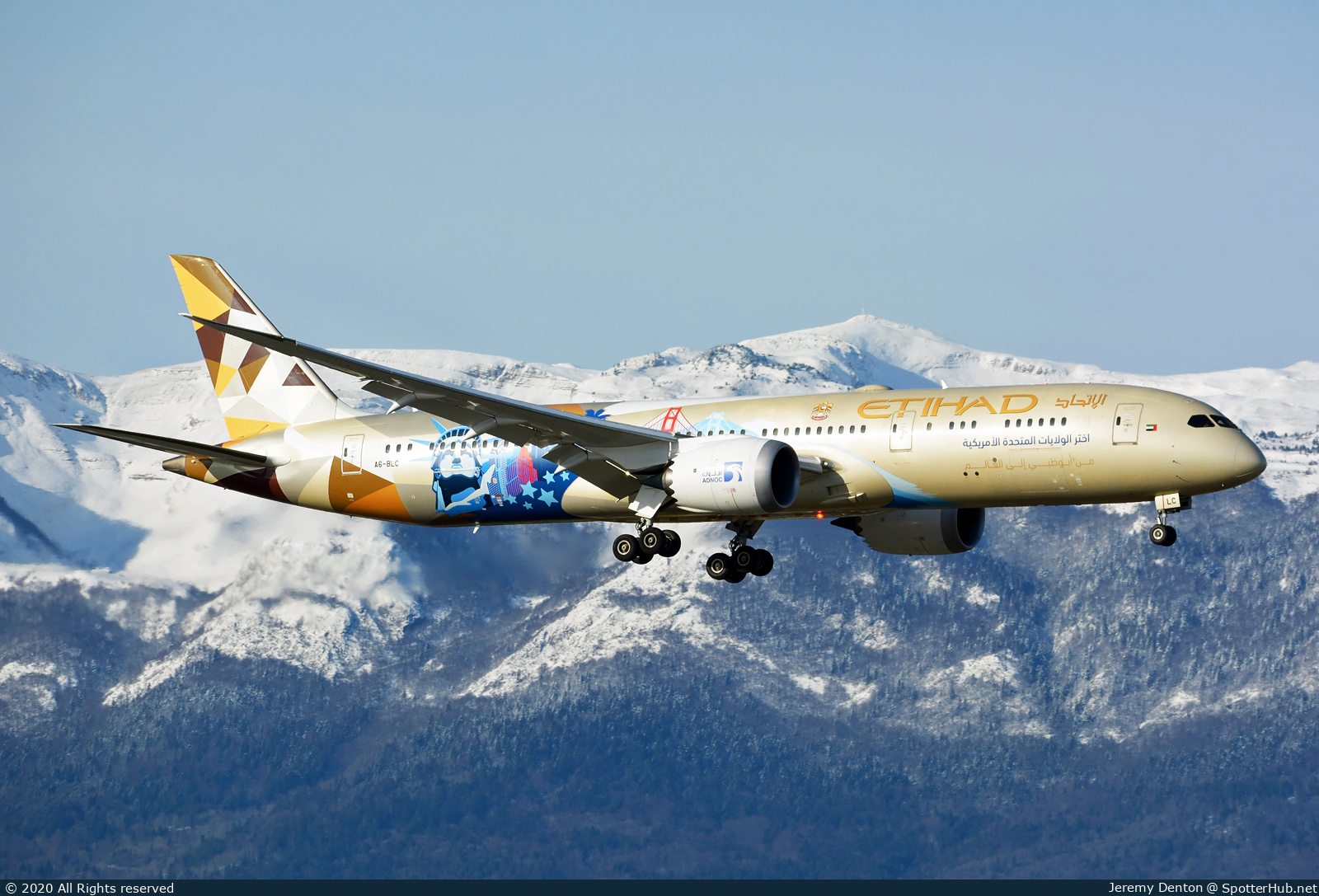 Photo of A6-BLC - Boeing 787-9 Dreamliner operated by Etihad Airways