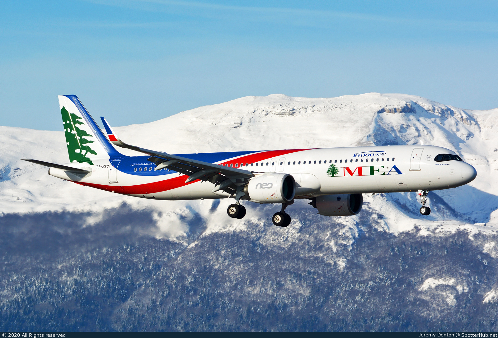 Photo of T7-ME3 - Airbus A321-271NX operated by MEA Middle East Airlines