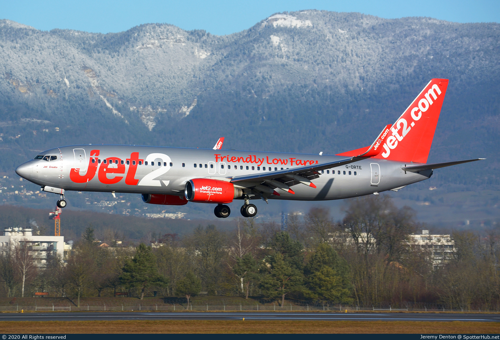 Photo of G-DRTE - Boeing 737-8K5 operated by Jet2