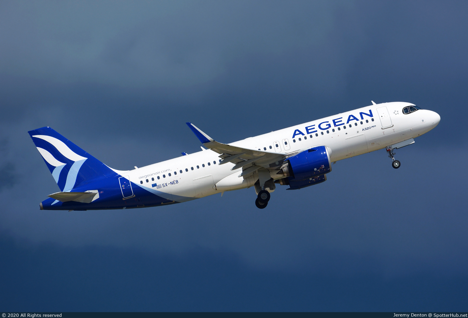 Photo of SX-NEB - Airbus A320-271N operated by Aegean Airlines