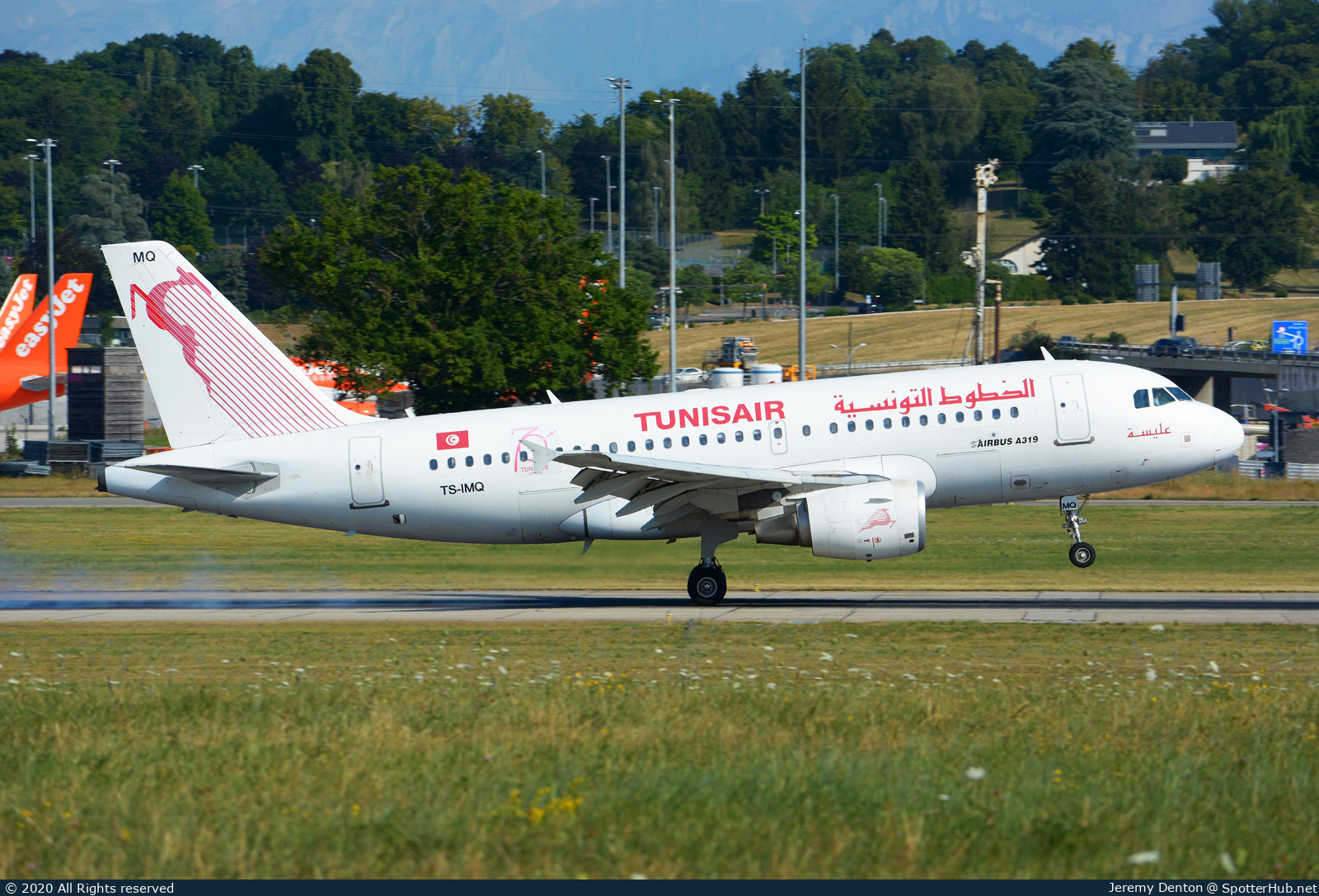 Photo of TS-IMQ - Airbus A319-112 operated by Tunisair