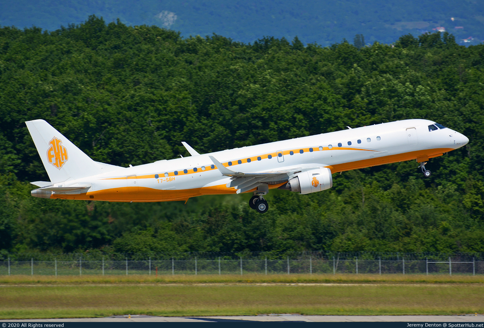 Photo of T7-SBH - Embraer Lineage 1000 operated by Falcon Aviation Services