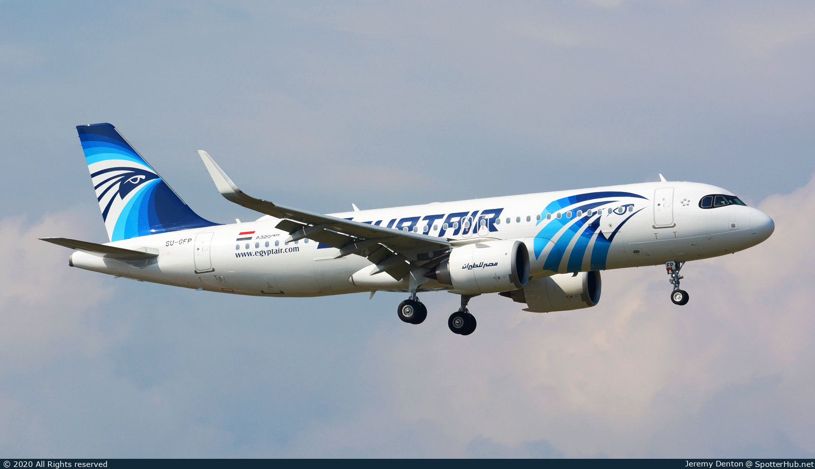 Photo of SU-GFP - Airbus A320-251N operated by Egyptair