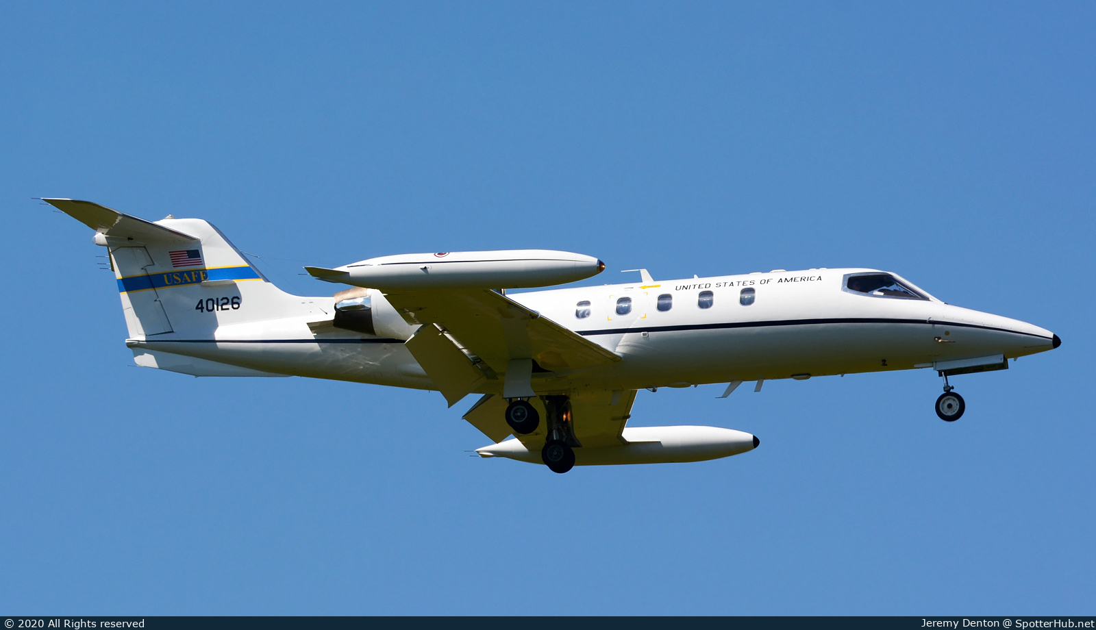 Photo of 84-0126 - Bombardier Learjet C-21A operated by US Air Force