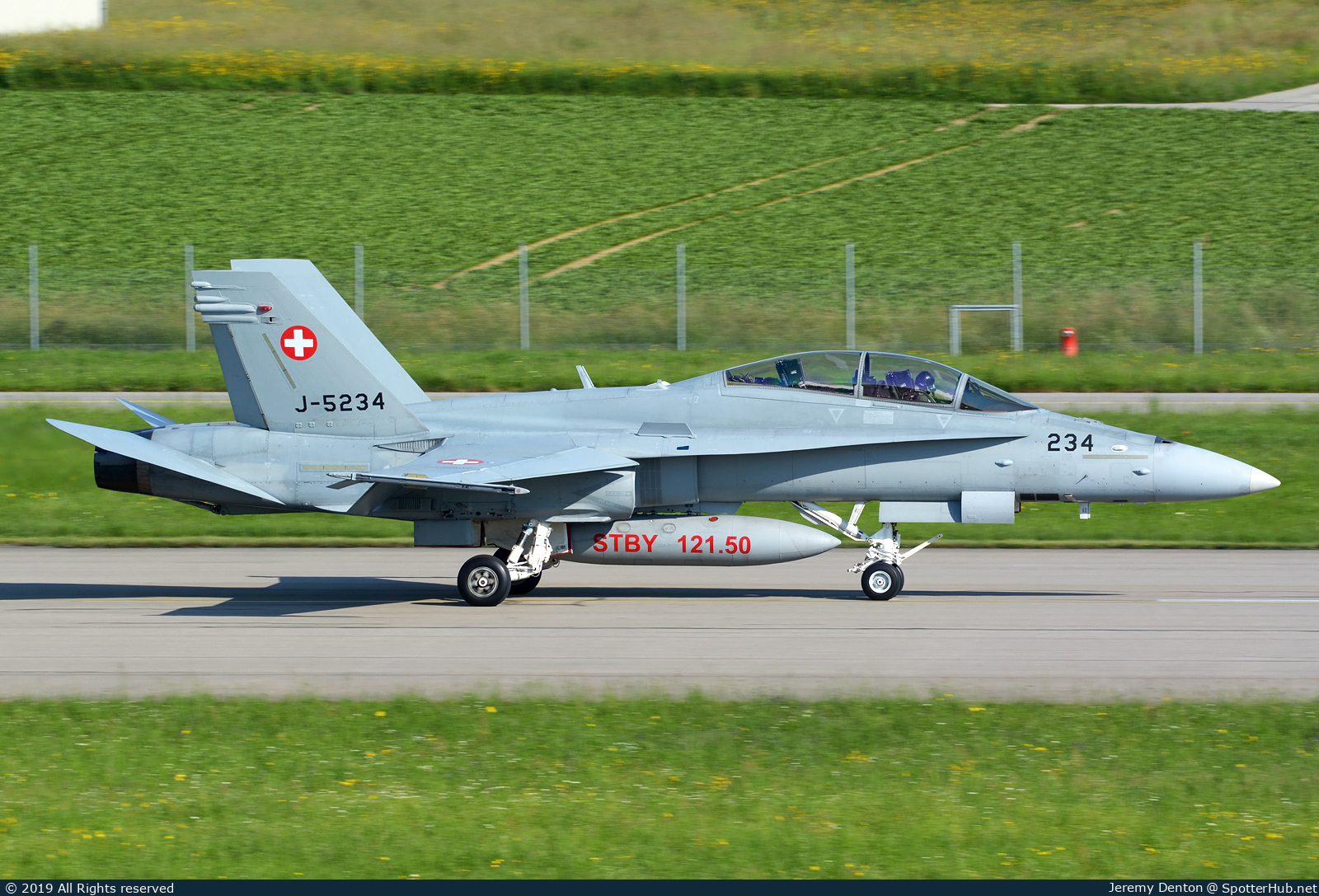 Photo of J-5234 - McDonnell Douglas F/A-18D Hornet operated by Swiss Air Force