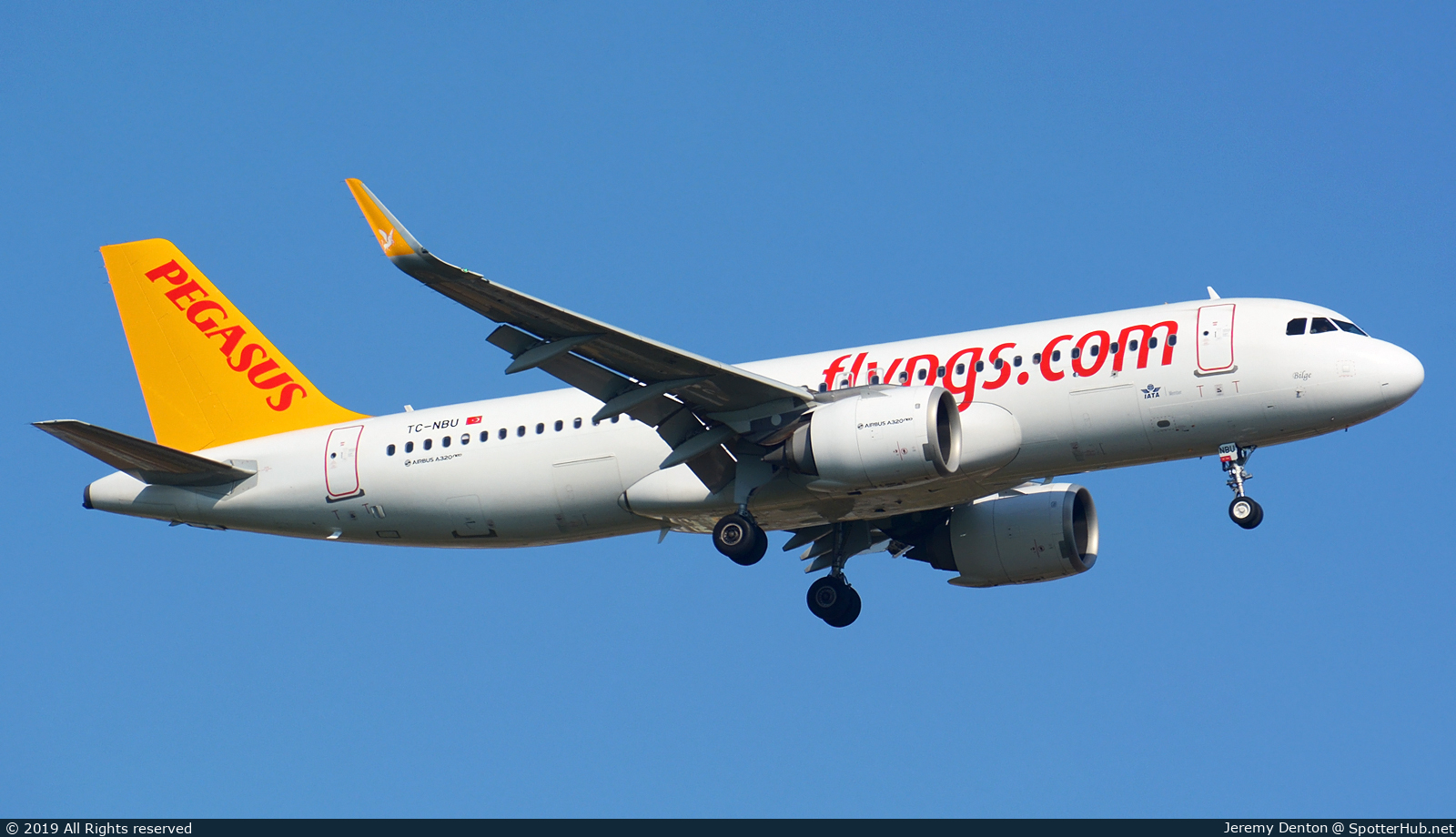 Photo of TC-NBU - Airbus A320-251N operated by Pegasus Airlines