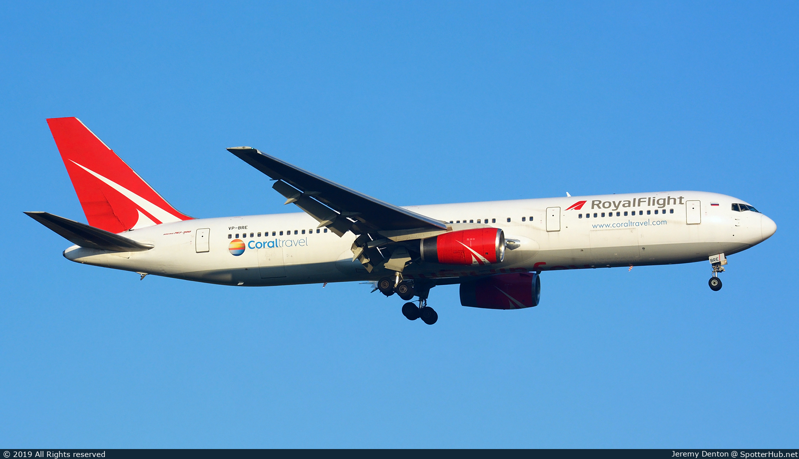 Photo of VP-BRE - Boeing 767-3W0(ER) operated by Royal Flight