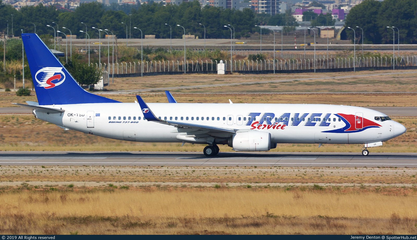 Photo of OK-TSD - Boeing 737-8Q8 operated by Travel Service