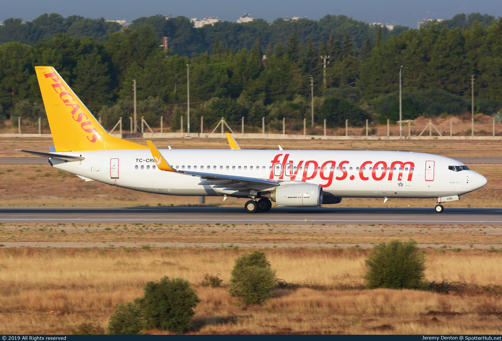 Photo of TC-CRG - Boeing 737-82R operated by Pegasus Airlines
