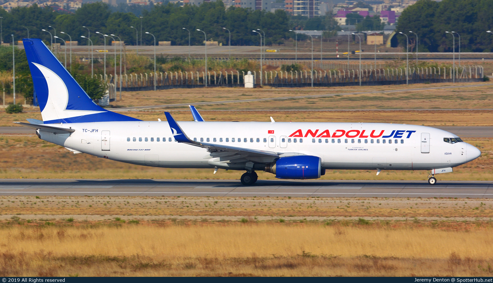 Photo of TC-JFH - Boeing 737-8F2 operated by AnadoluJet