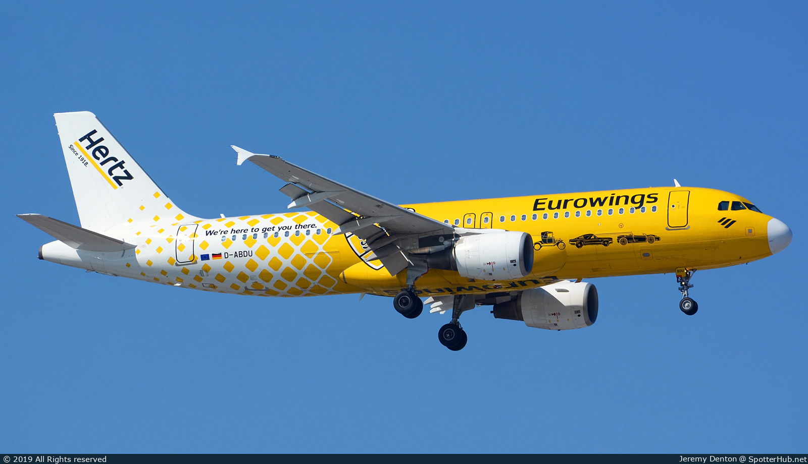 Photo of D-ABDU - Airbus A320-214 operated by Eurowings