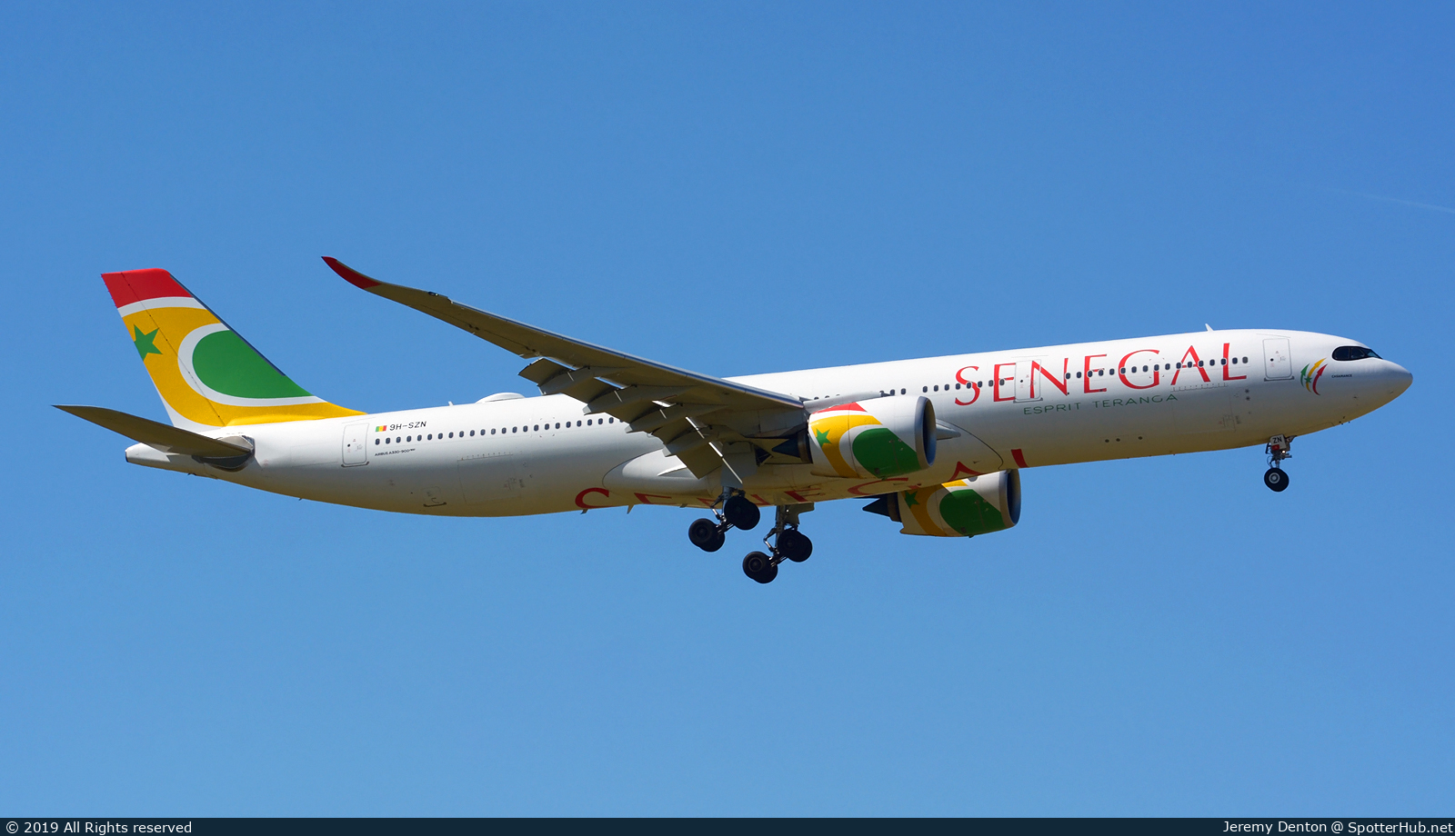 Photo of 9H-SZN - Airbus A330-941 operated by Air Senegal (opb Airhub Airlines)