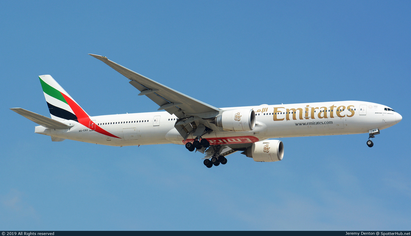 Photo of A6-ENV - Boeing 777-31H(ER) operated by Emirates