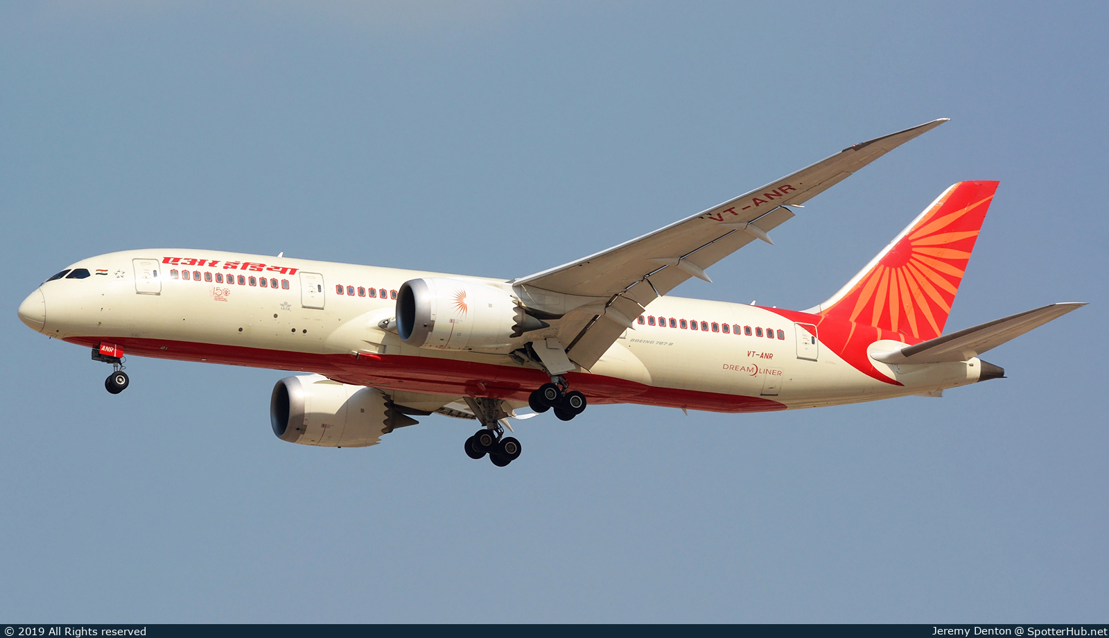 Photo of VT-ANR - Boeing 787-8 Dreamliner operated by Air India