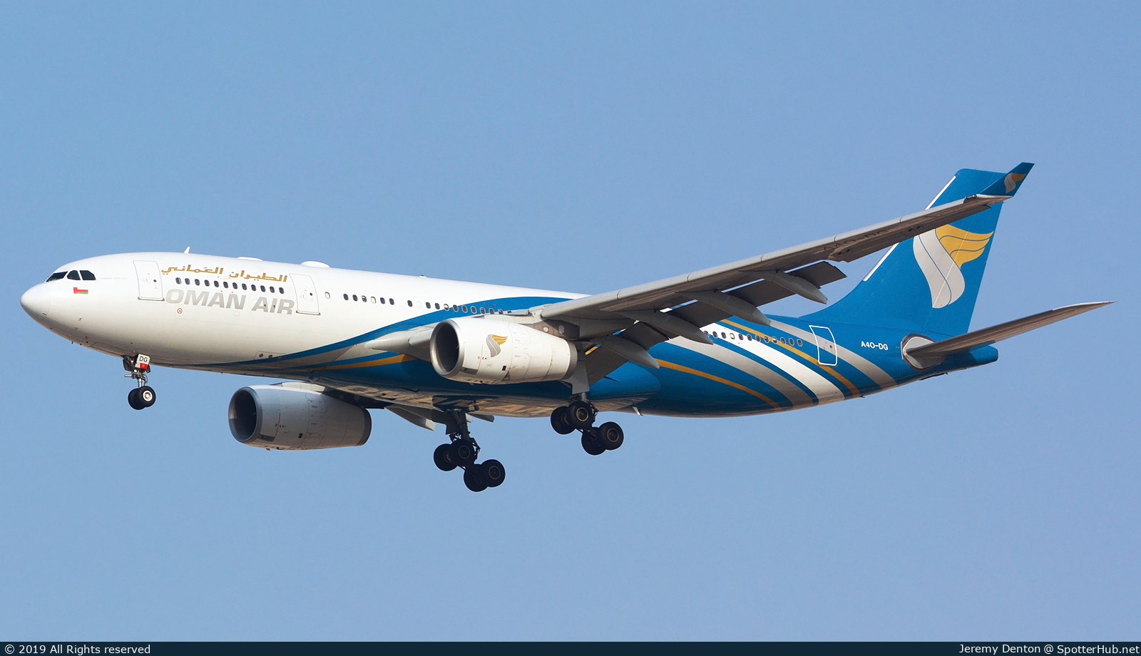 Photo of A4O-DG - Airbus A330-243 operated by Oman Air