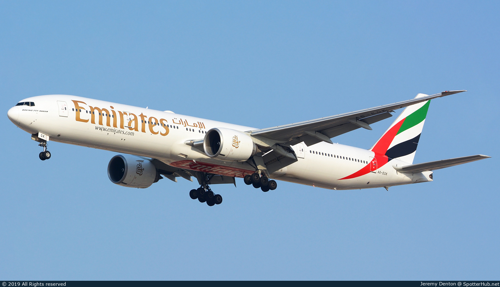 Photo of A6-EGK - Boeing 777-31H(ER) operated by Emirates