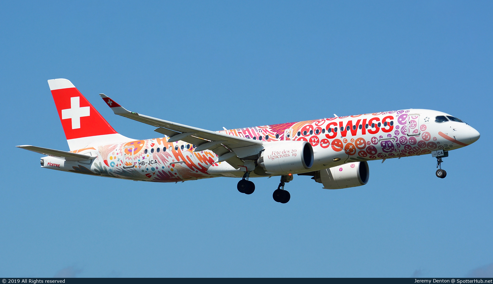 Photo of HB-JCA - Airbus A220-300 operated by Swiss International Air Lines