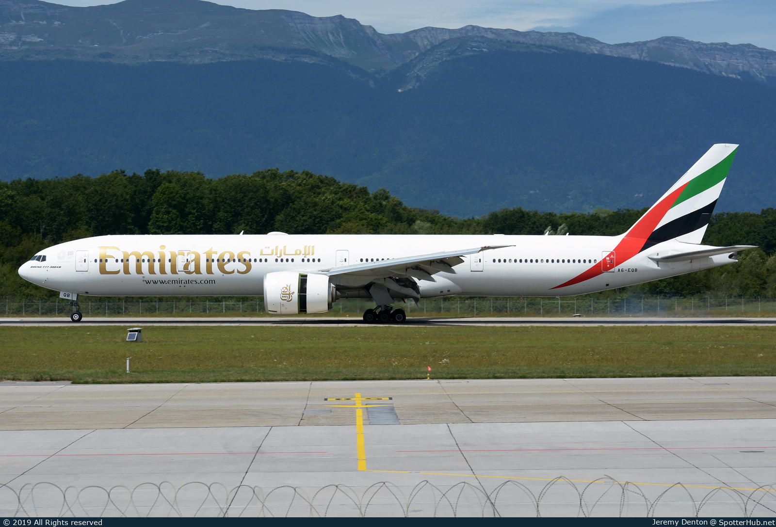 Photo of A6-EQB - Boeing 777-31H(ER) operated by Emirates