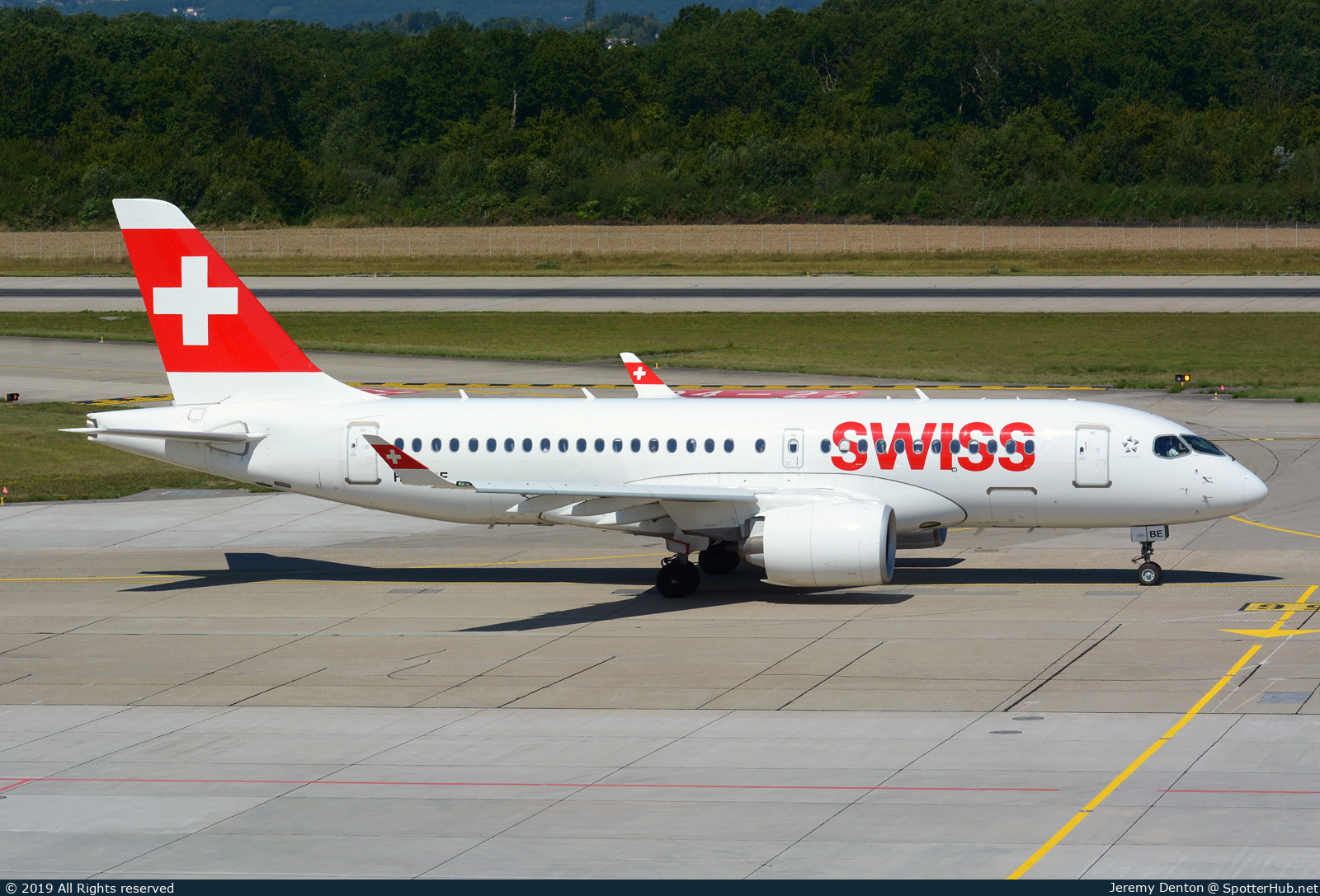 Photo of HB-JBE - Airbus A220-100 operated by Swiss International Air Lines