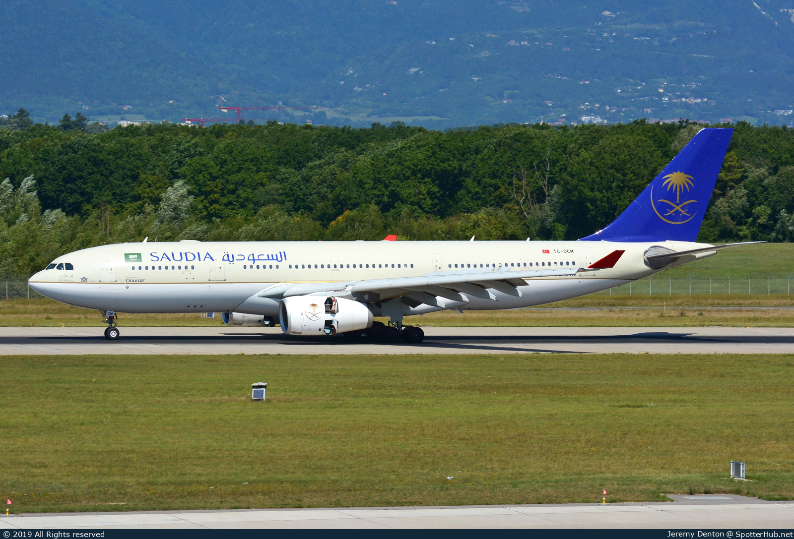 Photo of TC-OCM - Airbus A330-243 operated by Saudia (opb Onur Air)