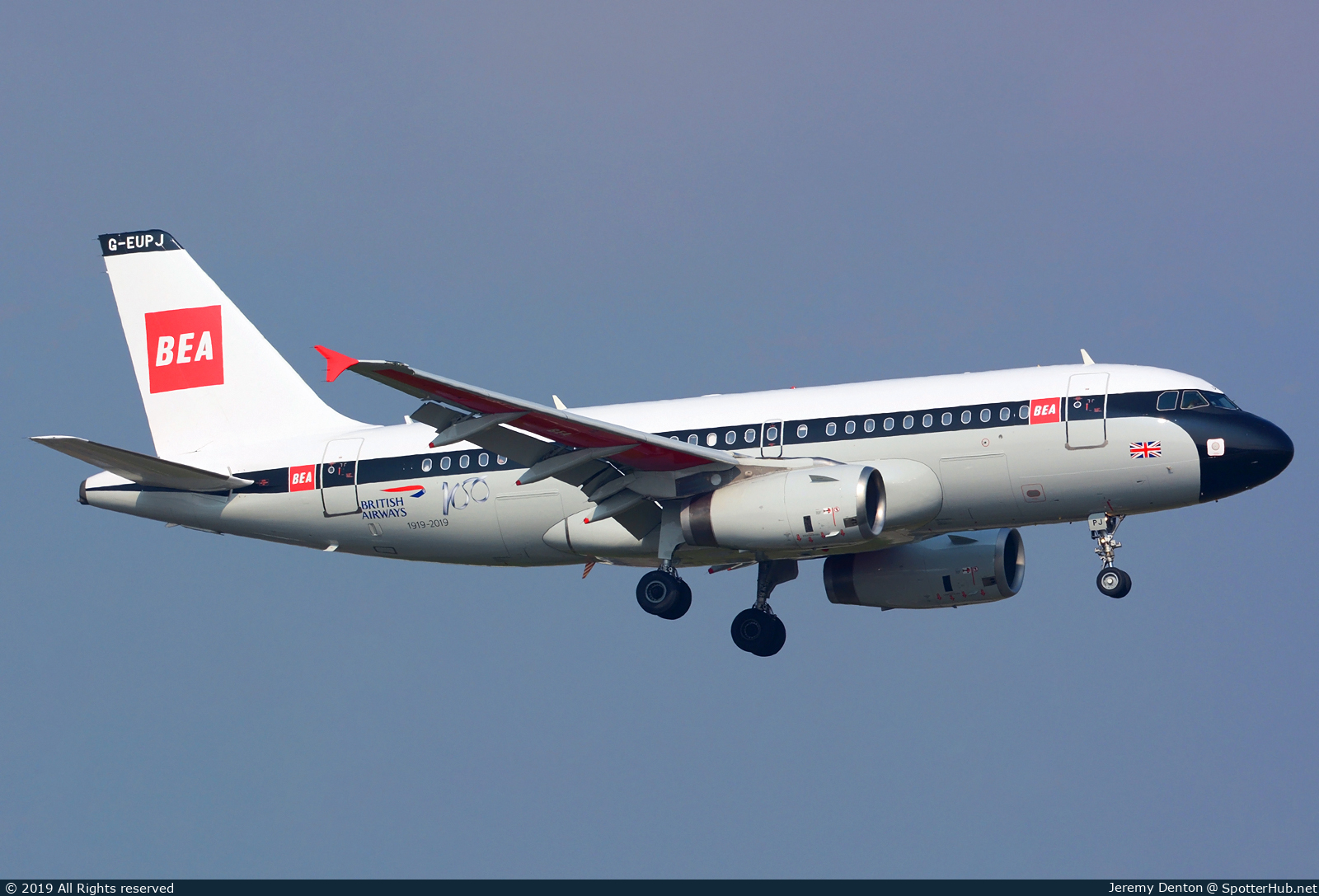 Photo of G-EUPJ - Airbus A319-131 operated by British Airways