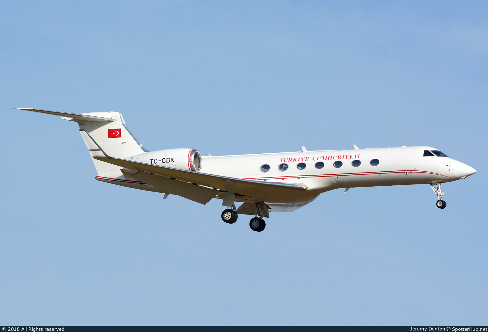 Photo of TC-CBK - Gulfstream GV-SP (G550) operated by Government of Türkiye