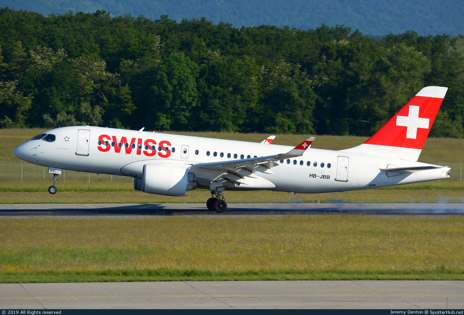Photo of HB-JBB - Airbus A220-100 operated by Swiss International Air Lines