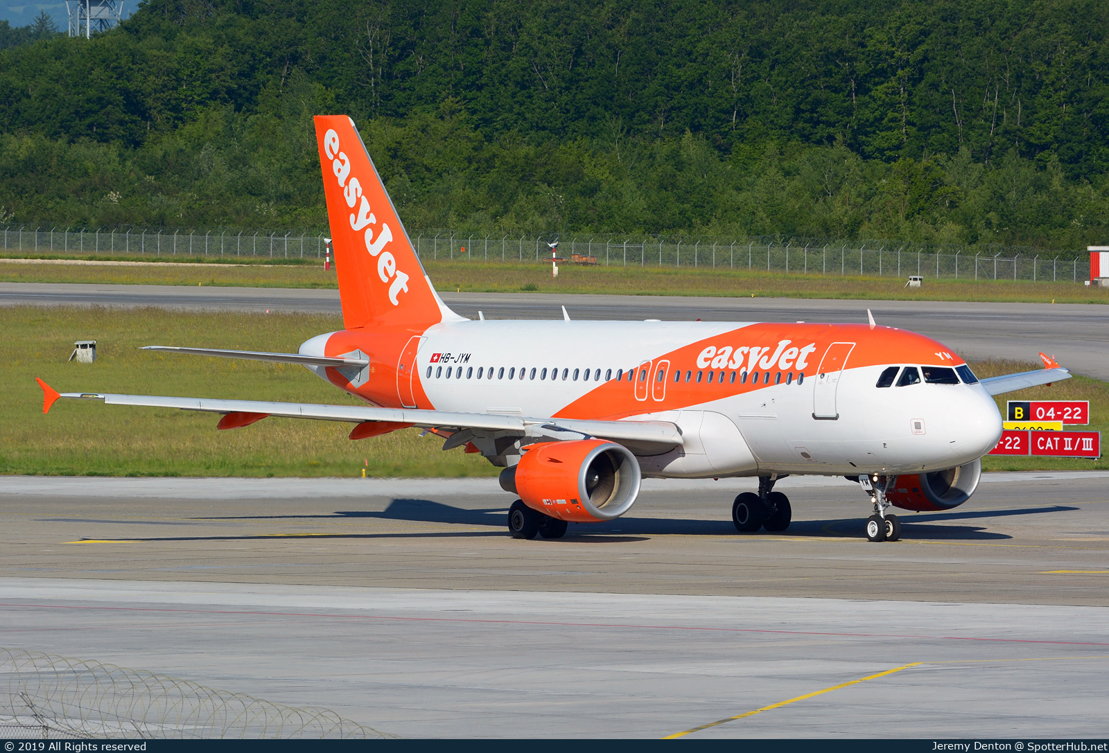Photo of HB-JYM - Airbus A319-111 operated by easyJet Switzerland