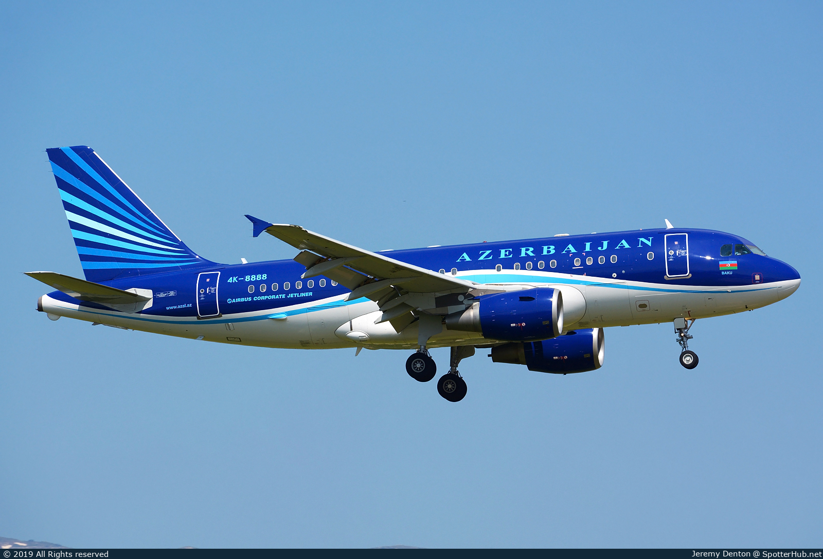 Photo of 4K-8888 - Airbus A319-115(CJ) operated by Government of Azerbaijan