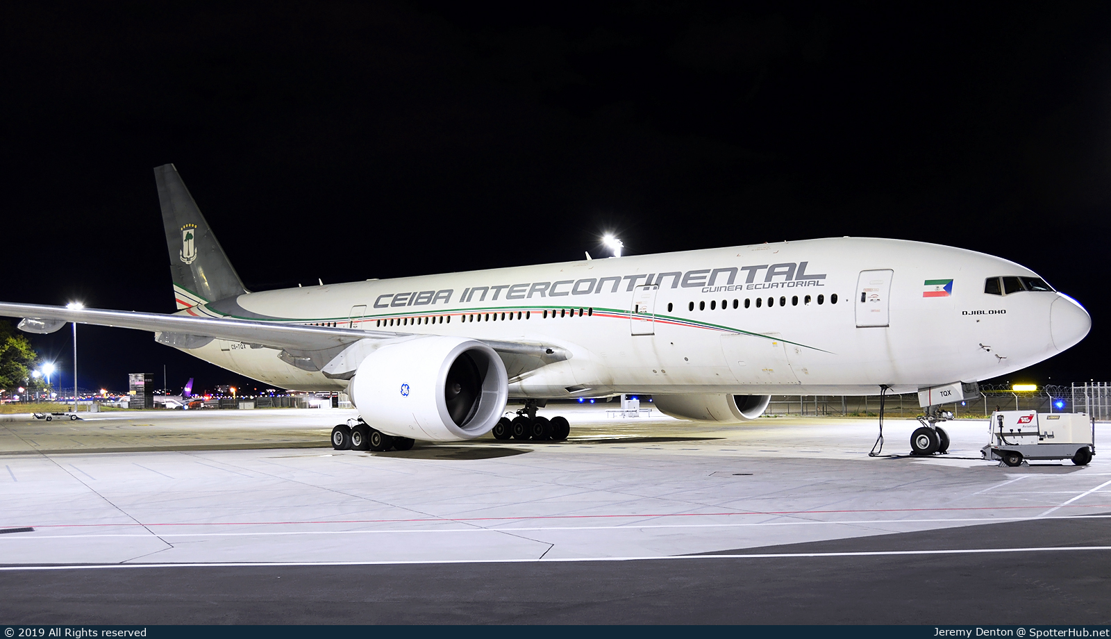 Photo of CS-TQX - Boeing 777-2FB(LR) operated by Ceiba Intercontinental (opb White Airways)